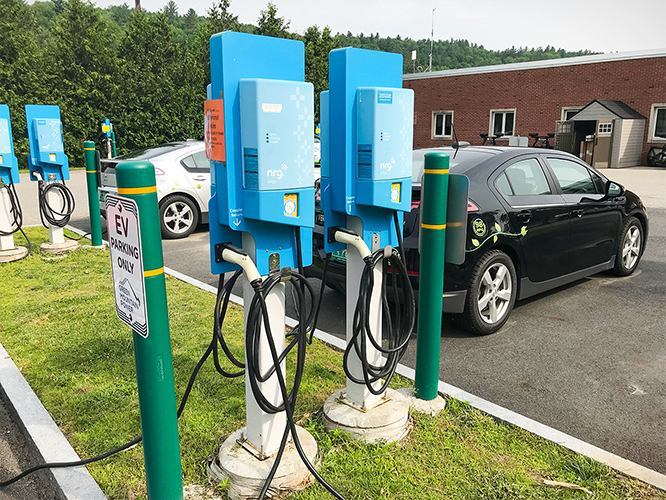 An Electric Vehicle Charging station