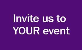 Invite us to YOUR event