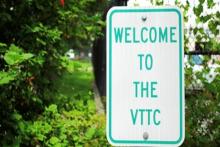 A sign that says Welcome to the VTTC