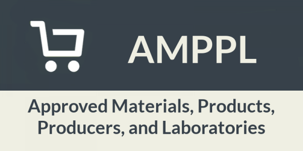 Approved Materials, Products, Producers, and Laboratories