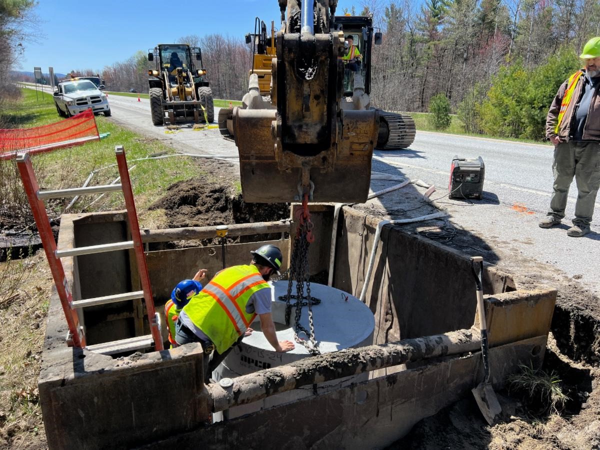 Swanton-Highgate I-89 stormwater treatment project