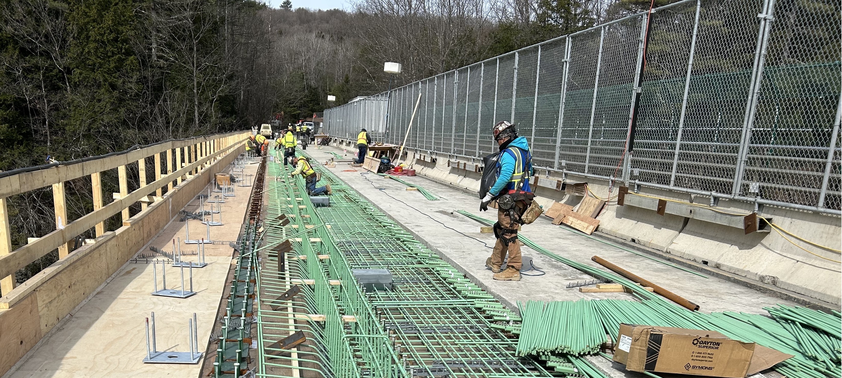 This is a picture of construction taken in April 2025.