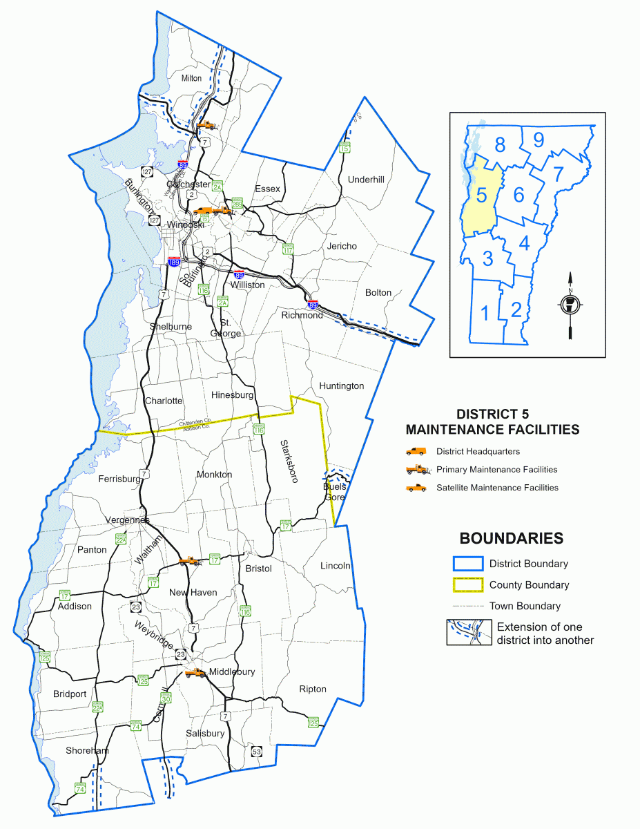 District 5 Colchester Agency Of Transportation