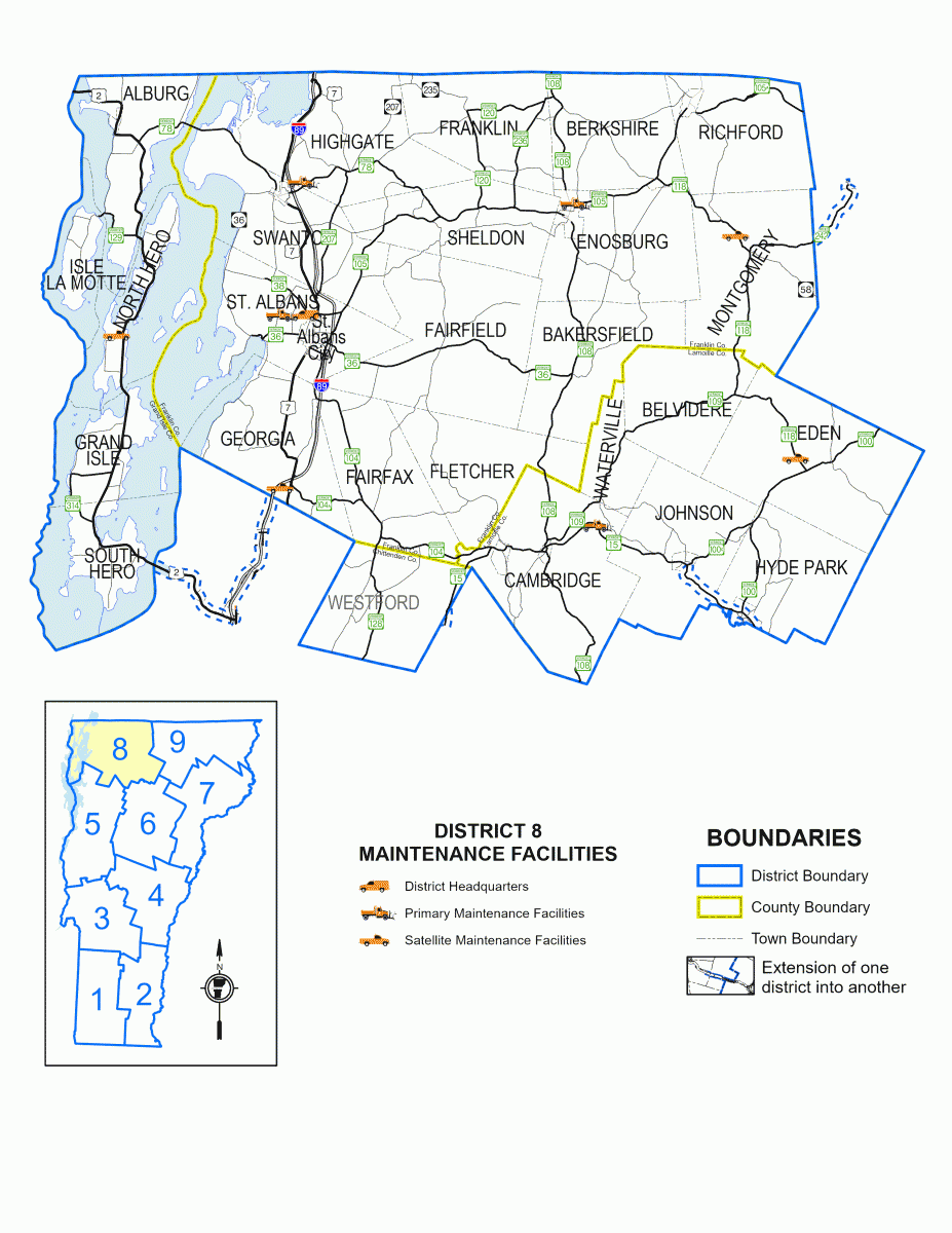 District 8 - St. Albans | Agency of Transportation