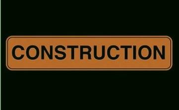 Sign with text "Construction"